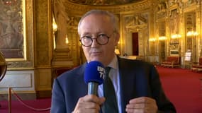 Le sénateur Pierre Médevielle au Sénat, ce lundi.