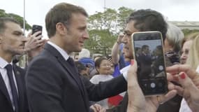 "Il a bien fait à mes côtés": interrogé sur Édouard Philippe à Nouméa, Emmanuel Macron loue l'action de l'ancien Premier ministre à ses côtés