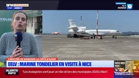 La création d'une ligne aérienne Nice-Nîmes va "à contresens de l'histoire" selon Marine Tondelier