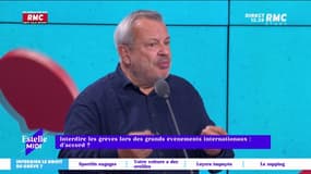 Interdire les grèves lors des grands évènements sportifs? "Qu'on passe par un referundum" propose Périco Legasse