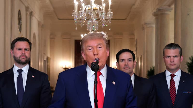 Donald Trump a annoncé que les Etats-Unis avaient frappé l'Iran dans la nuit de samedi à dimanche.