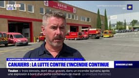 Canjuers: l'incendie continue, 1800 hectares brûlés