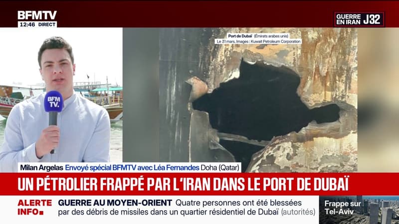Un pétrolier koweïtien visé par une attaque iranienne dans le port de Dubaï