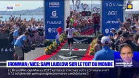 Nice: le Français Sam Laidlow devient champion du monde d'Ironman