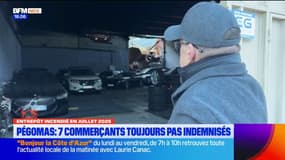 Entrepôt incendié à Pégomas en juillet 2025 : 7 commerçants toujours pas indemnisés