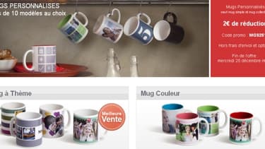 La création d'objets personnalisés a généré un chiffre d'affaires de 56,7 milions d'euros en 2011.
