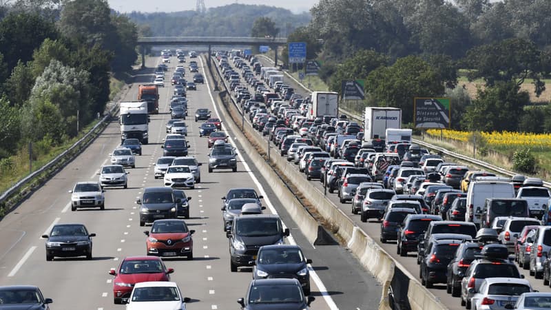 Un embouteillage - Image d'illustration