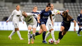 Mathilde BOURDIEU lors de Paris FC-BK Hacken le 15/11/2023	
