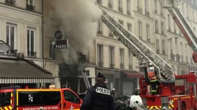 Un incendie s'est déclaré au rez-de-chaussée d'une boutique rue du Temple.