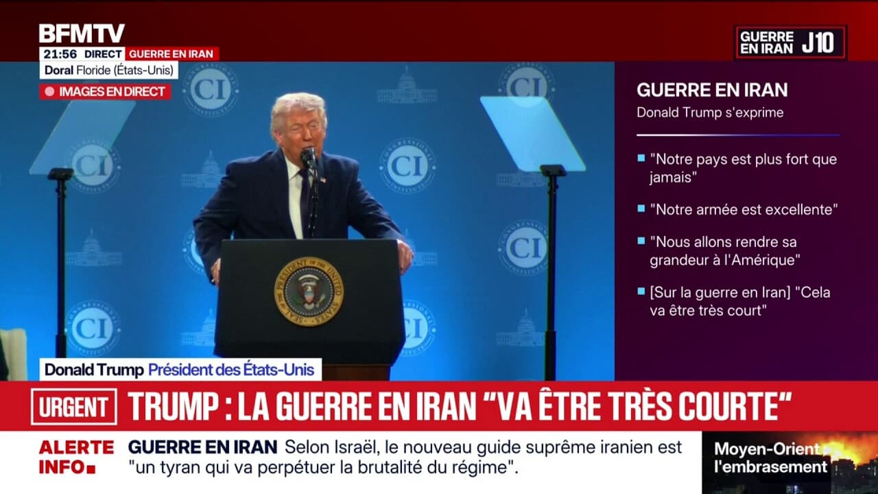 Donald Trump affirme que l'Iran "aurait eu l'arme nucléaire en deux semaines" sans l'intervention américaine Kép
