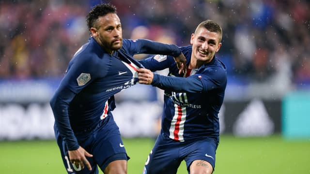 Neymar et Verratti - Paris-SG