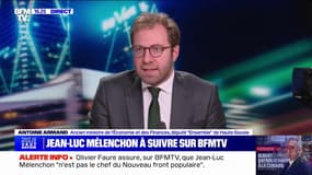 Rejet de la motion de censure par le PS: "Il serait temps qu'ils fassent un accord de non-censure avec le gouvernement", estime Antoine Armand (Ensemble)