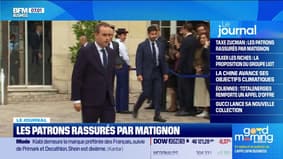 Les patrons rassurés par Matignon