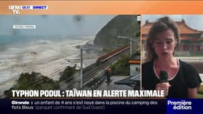 Taïwan: l'œil du typhon Podul vient de toucher terre dans le sud-est de l'archipel