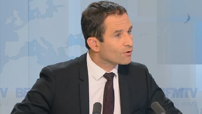 Benoît Hamon était l'invité de Ruth Elkrief ce jeudi soir.