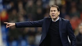 Le sélectionneur de la Belgique Rudi Garcia face à l'Ukraine le 23 mars 2025 à Genk