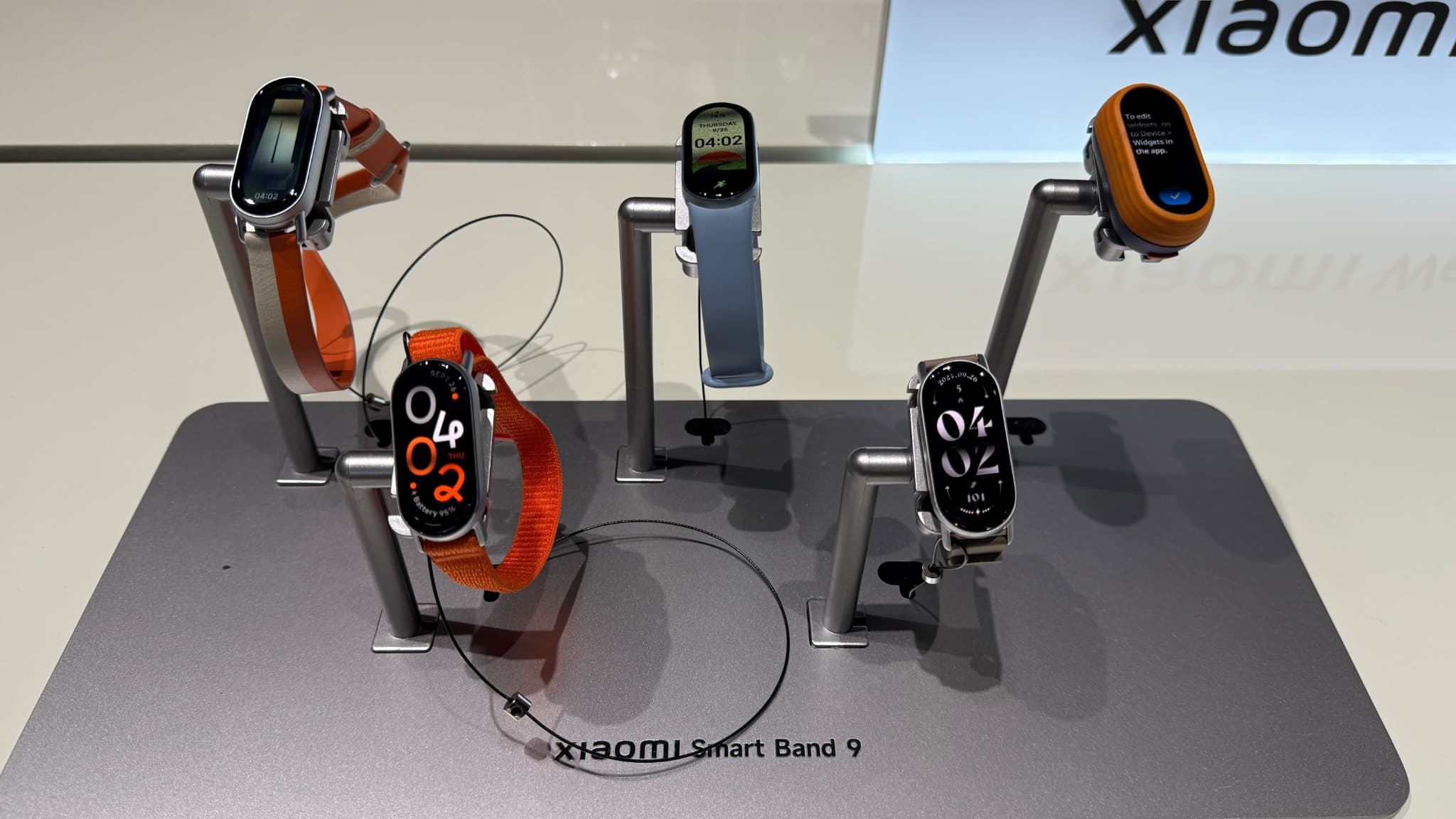 Le Xiaomi Smart Band 9 se décline en 5 couleurs.