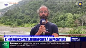 Alpes-Maritimes: Cédric Herrou contre les renforts à la frontière