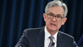 Le président de la Réserve fédérale américaine, Jerome Powell, lors d'un point presse à Washinton, le 29 janvier 2020