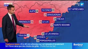 Météo Var: un ciel voilé puis un temps ensoleillé, jusqu'à 25°C à Sainte-Maxime