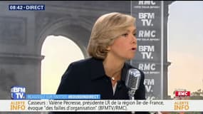 "Le service minimum est insuffisant (...) Les Français ont le droit d'aller travailler, parce qu'ils peuvent perdre leur emploi, parce que des jeunes peuvent rater leurs examens"