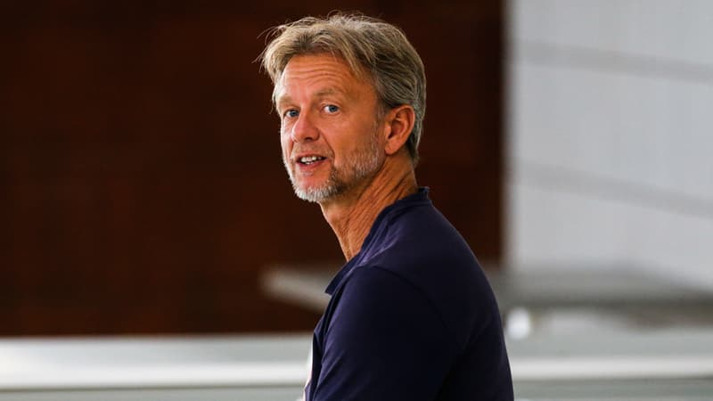L'entraîneur de natation Lionel Horter en mars 2022