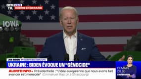 Guerre en Ukraine: Joe Biden évoque un "génocide"