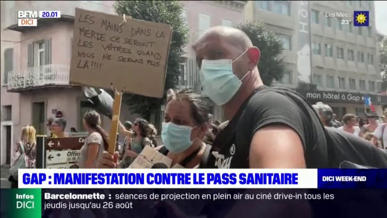 Gap: 1500 personnes manifestent contre le pass sanitaire