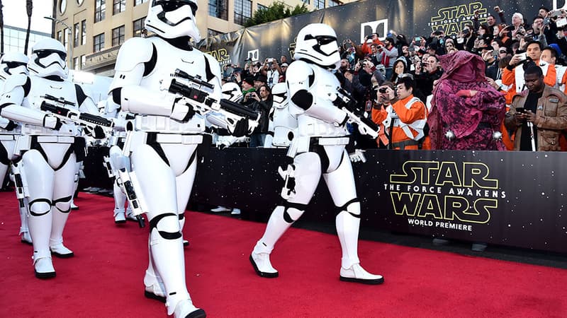 L'avant-première mondiale de Star Wars, lundi 14 décembre à Hollywood. 