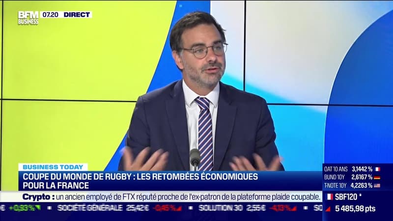 Laurent Saint-Martin (Business France) : La Coupe du monde de rugby, un défi d'attractivité pour la France - 08/09