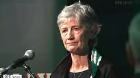 Capture d'écran d'un deepfake sur Catherine Connolly, candidate à l'élection présidentielle en Irlande. 