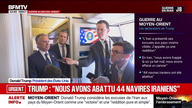 Donald Trump dit qu'il ne "veut pas" que les Kurdes lancent une offensive contre l'Iran