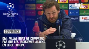 OM : Villas-Boas ne comprend pas que les troisièmes aillent en Ligue Europa