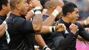 Les All Blacks en plein haka