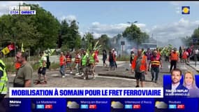 Nord: mobilisation à Somain pour le fret ferroviaire