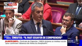 Émeutes: "Il faut essayer de comprendre ce qu'il s'est passé ces derniers jours" affirme Gérald Darmanin