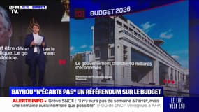 LES ÉCLAIREURS - François Bayrou "n'écarte pas" un référendum sur le budget