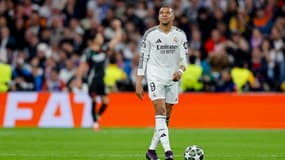 Kylian Mbappé lors du quart de finale retour de Ligue des champions entre le Real Madrid et Arsenal - le 16/04/2025