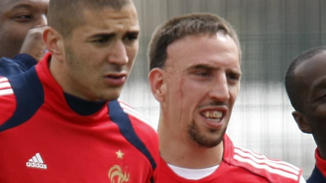 Karim Benzema et Franck Ribéry
