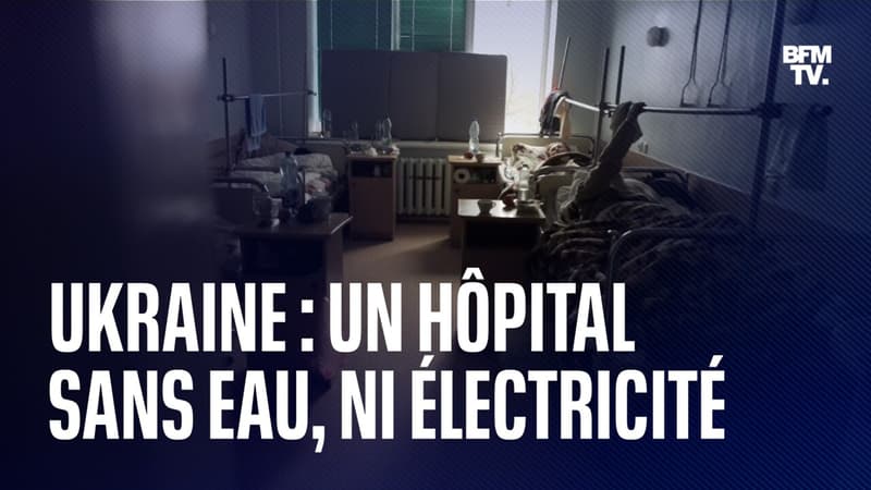 Pas d'eau, d'électricité et de chauffage: le quotidien d'Ukrainiens blessés à l'hôpital de Tchernihiv