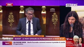 La non-censure du PS provoque la rage de LFI 