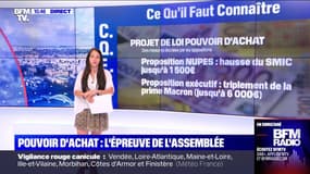 Projet de loi sur le pouvoir d'achat: les points sur lesquels l'opposition souhaite faire flancher la majorité