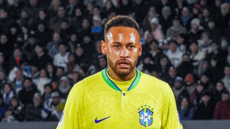 Neymar avec le Brésil, le 17 octobre 2023.