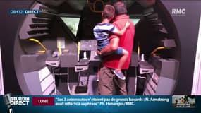 “Je l’ai vu faire à la télévision, et c’était magique”, 50 ans après le premier pas sur la Lune, une exposition à Toulouse permet de revivre ce moment historique 