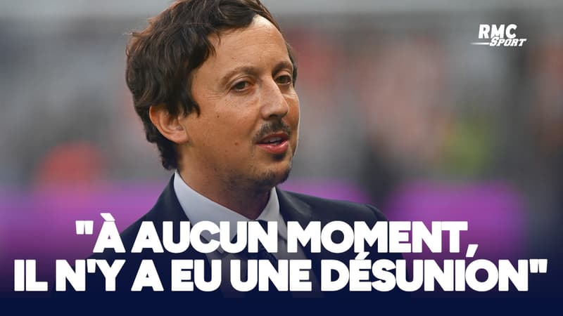 OM : "À aucun moment, il n'y a eu une désunion" assure Longoria
