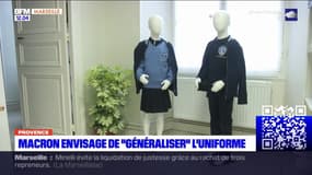 Provence: Emmanuel Macron envisage de généraliser l'uniforme à l'école