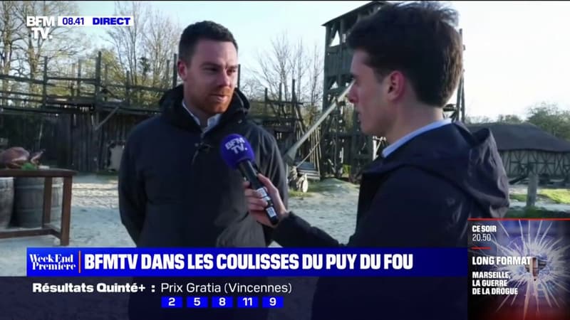 BFMTV dans les coulisses du Puy du Fou juste avant sa réouverture