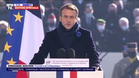 Emmanuel Macron: "Chacun savait que le jour viendrait où il faudrait dire 'Adieu' au dernier compagnon. Ce jour est venu"