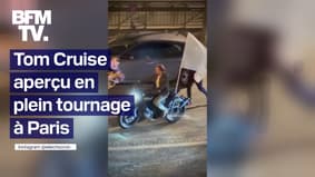 L'acteur Tom Cruise aperçu à Paris, en plein tournage des cascades du volet 8 de Mission impossible 8 