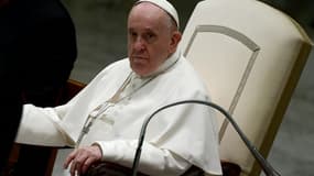 Le pape François lors de l'audience générale au Vatican le 5 janvier 2022